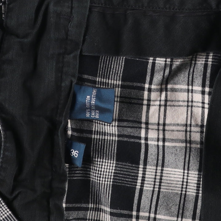 Ralph Lauren POLO by Ralph Lauren Check Pattern Cotton Shorts, Men's Size W37 cotton ivory Vintage Second Hand