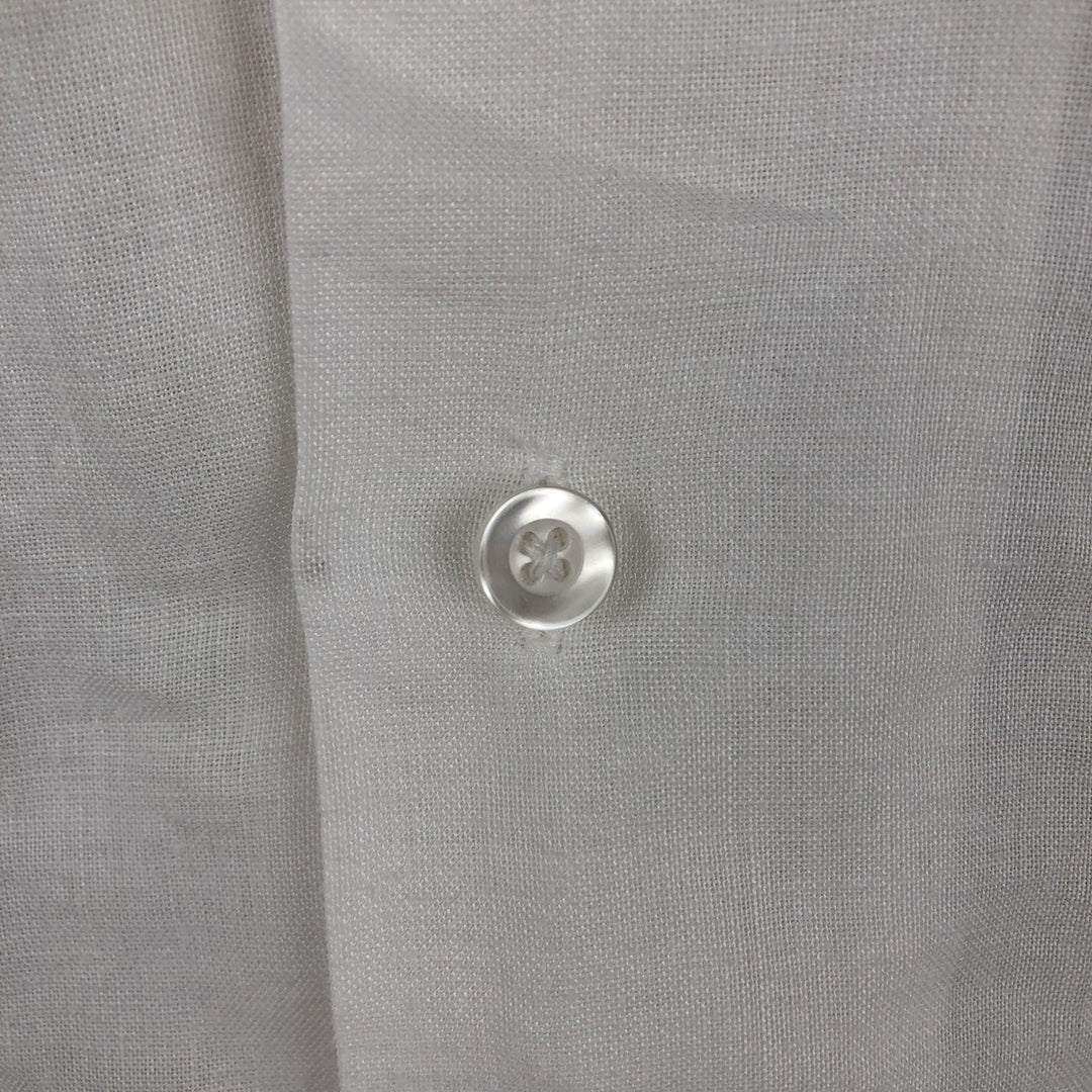 PHITA Successo Uomo Short-Sleeve Open Collar Mexican Shirt Cuban Shirt Box Shirt Men's Size L unclear white type Vintage Second Hand