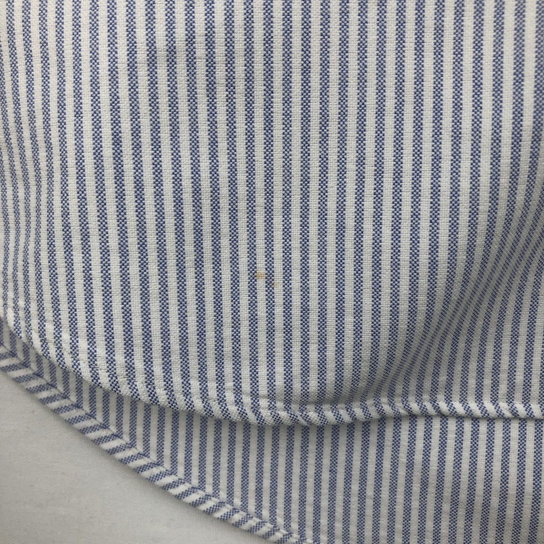 Ralph Lauren BLAKE long sleeve button-down striped shirt, men's size XL cotton white type Vintage Second Hand