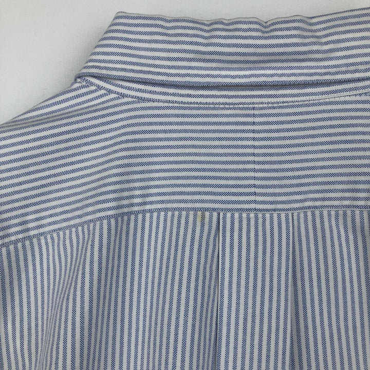 Ralph Lauren BLAKE long sleeve button-down striped shirt, men's size XL cotton white type Vintage Second Hand