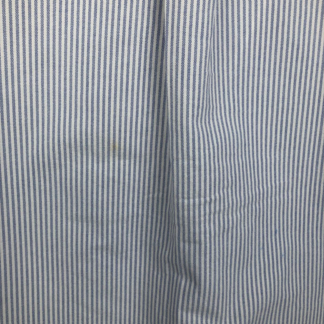Ralph Lauren BLAKE long sleeve button-down striped shirt, men's size XL cotton white type Vintage Second Hand
