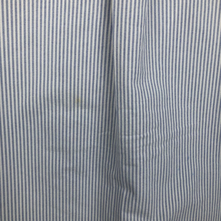 Ralph Lauren BLAKE long sleeve button-down striped shirt, men's size XL cotton white type Vintage Second Hand