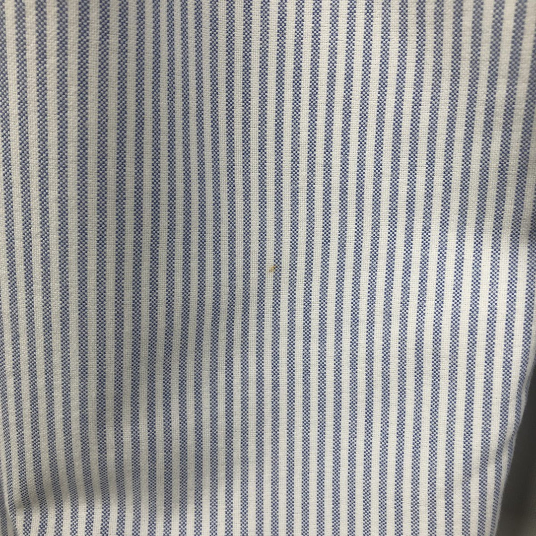 Ralph Lauren BLAKE long sleeve button-down striped shirt, men's size XL cotton white type Vintage Second Hand