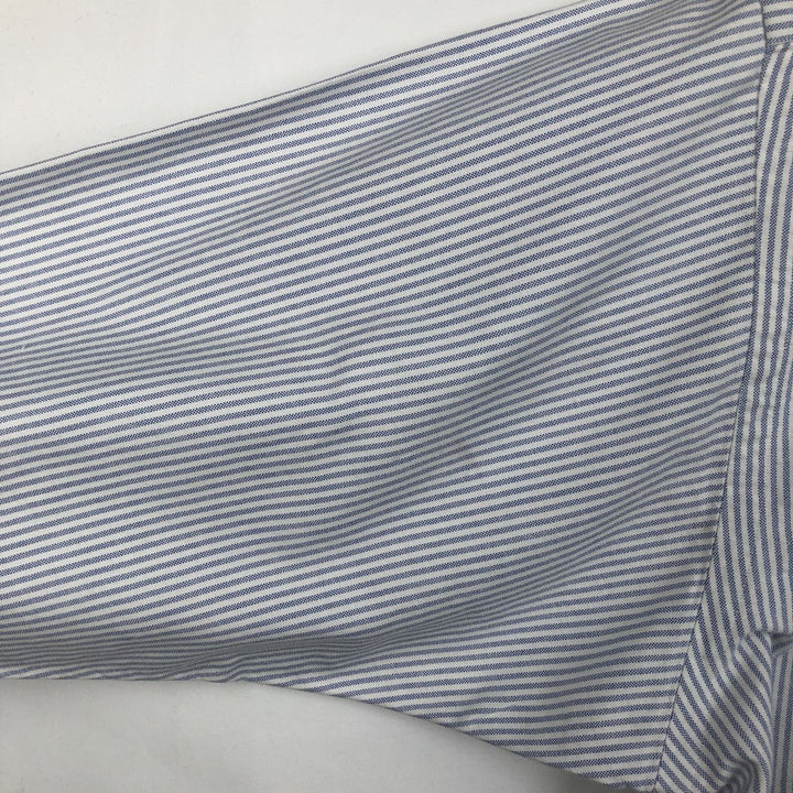 Ralph Lauren BLAKE long sleeve button-down striped shirt, men's size XL cotton white type Vintage Second Hand