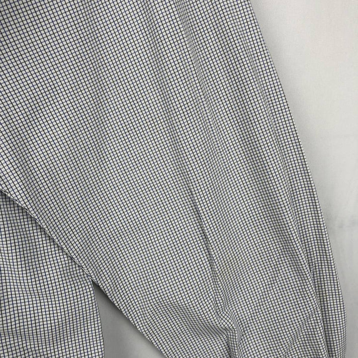 Ralph Lauren BLAKE long sleeve button down check shirt, men's size L cotton white type Vintage Second Hand