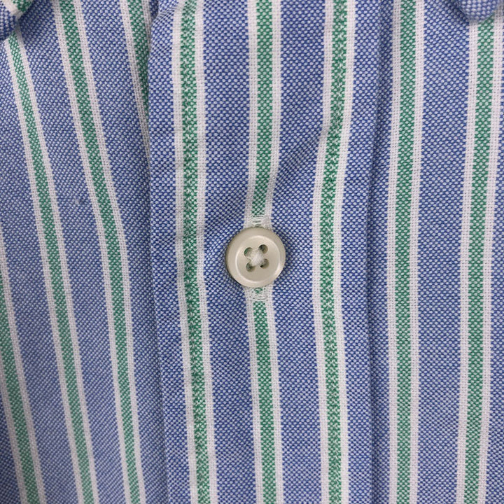 Ralph Lauren Classic Fit Long Sleeve Button Down Striped Shirt Men's XL cotton blue type Vintage Second Hand