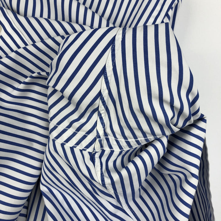 Ralph Lauren Classic Fit Long Sleeve Button Down Striped Shirt Men's Size L cotton white type Vintage Second Hand