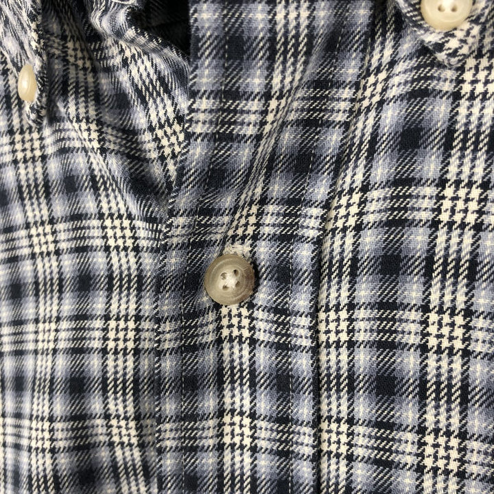 Ralph Lauren Classic Fit Long Sleeve Button Down Check Shirt Men's XL cotton black type Vintage Second Hand