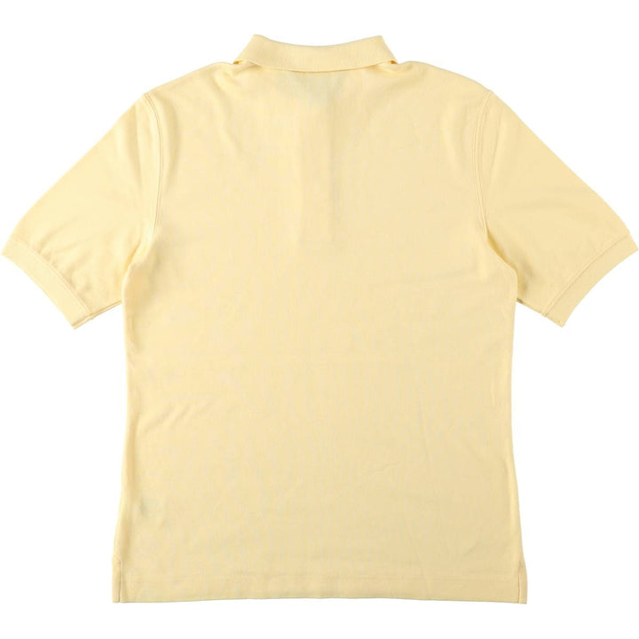 Lands' End Short-Sleeve Polo Shirt, Women's Size S (approx.) cotton yellow type Vintage Second Hand