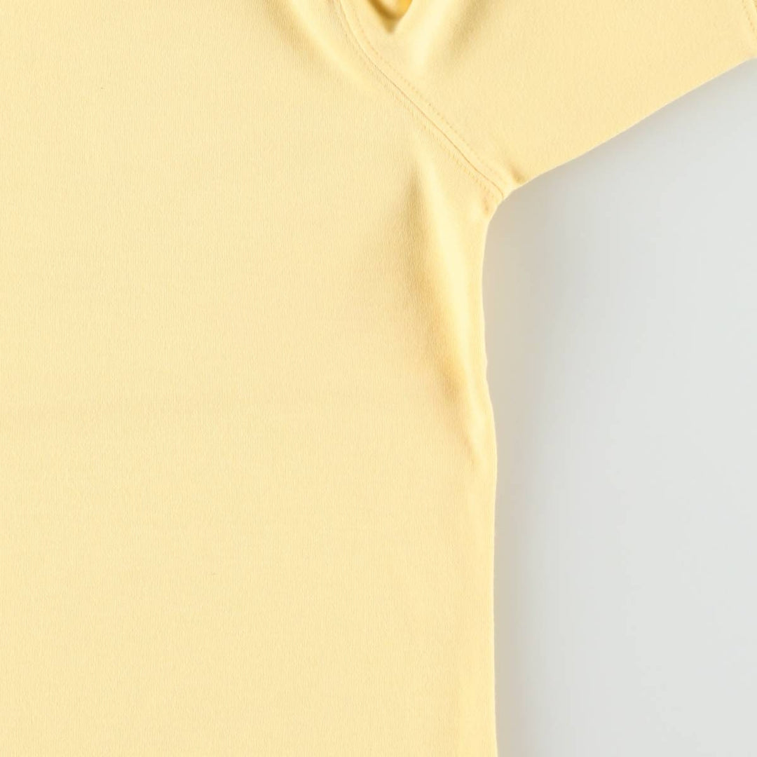 Lands' End Short-Sleeve Polo Shirt, Women's Size S (approx.) cotton yellow type Vintage Second Hand