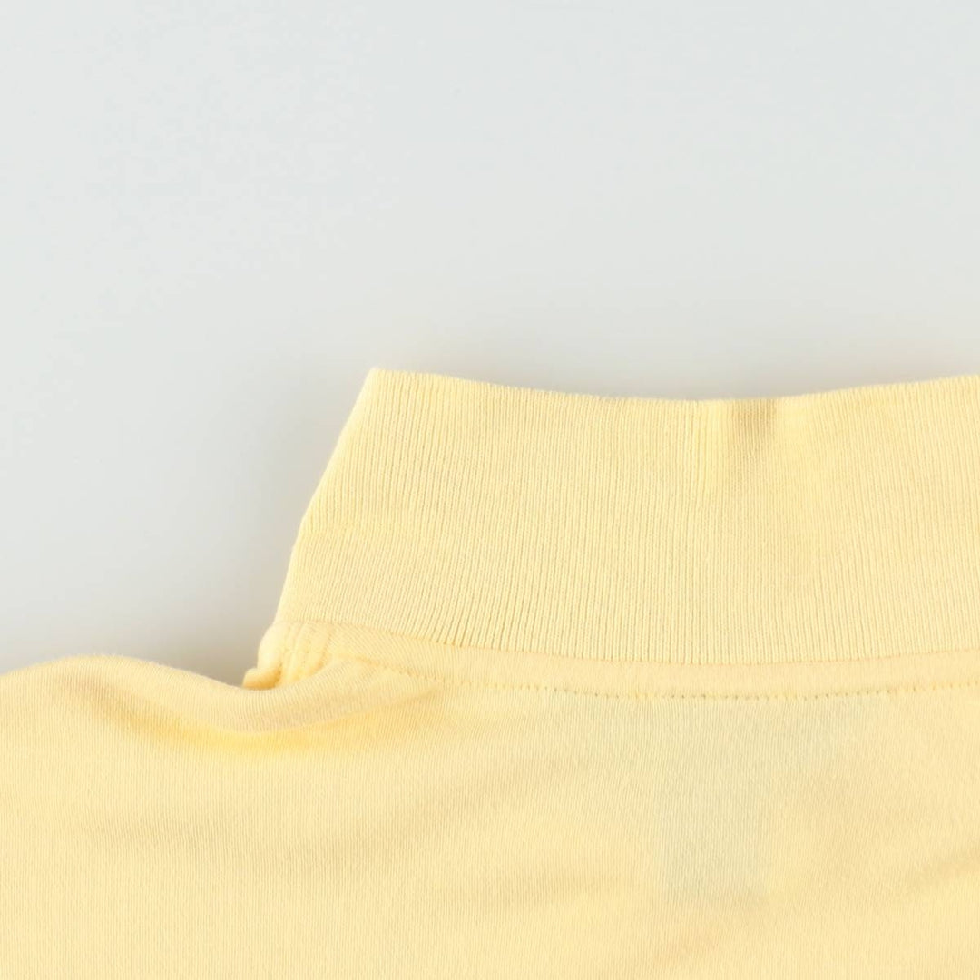 Lands' End Short-Sleeve Polo Shirt, Women's Size S (approx.) cotton yellow type Vintage Second Hand