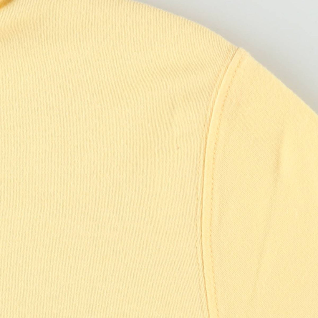 Lands' End Short-Sleeve Polo Shirt, Women's Size S (approx.) cotton yellow type Vintage Second Hand