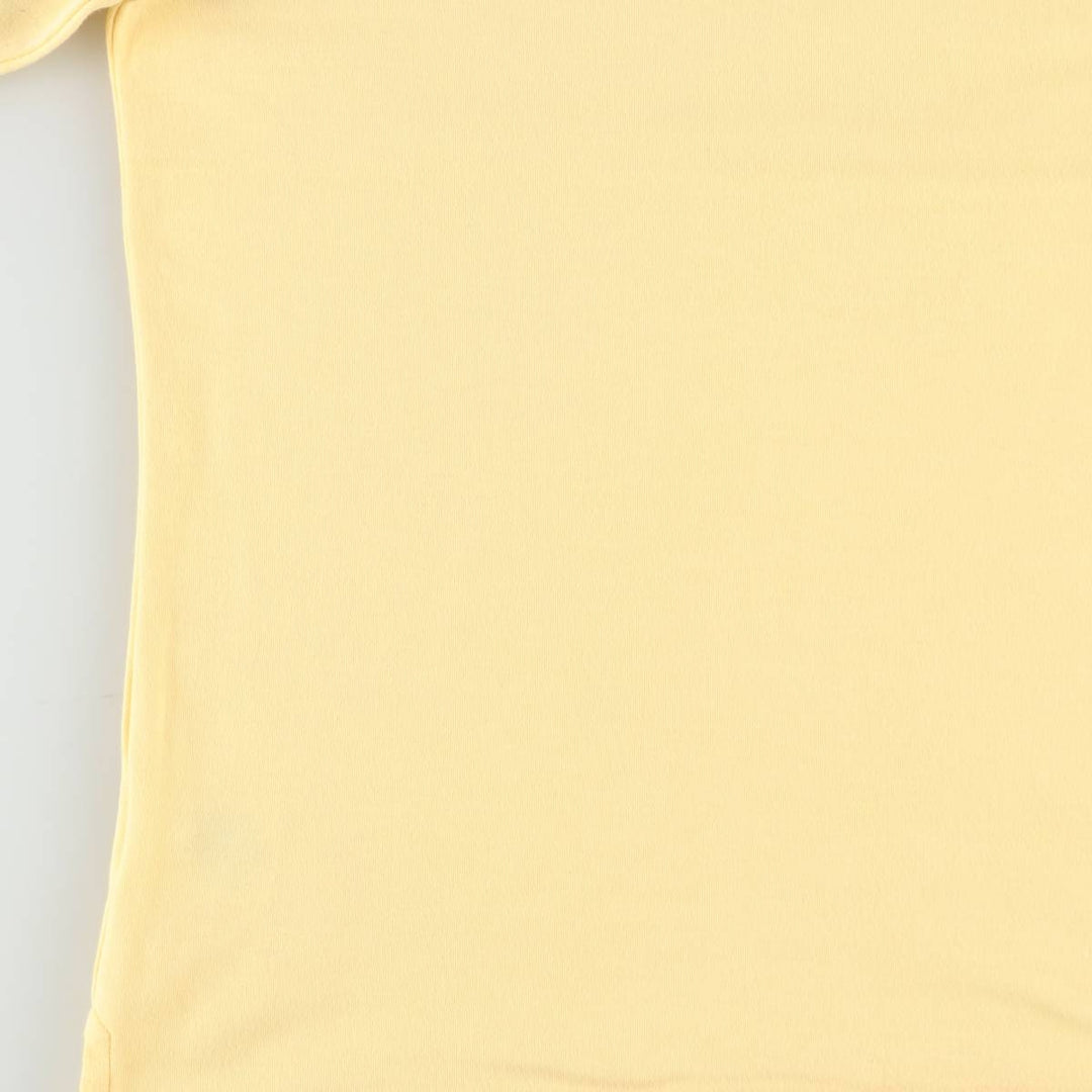 Lands' End Short-Sleeve Polo Shirt, Women's Size S (approx.) cotton yellow type Vintage Second Hand