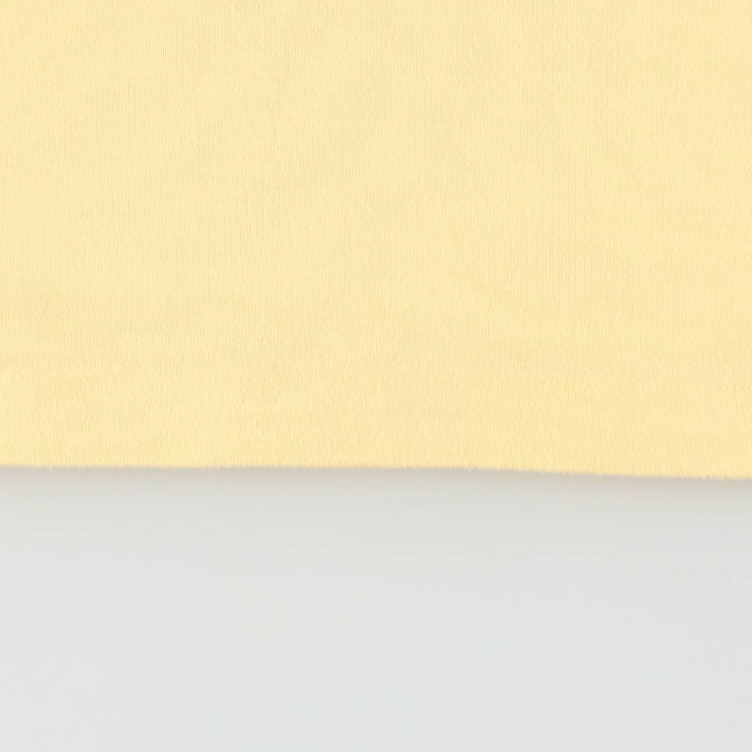 Lands' End Short-Sleeve Polo Shirt, Women's Size S (approx.) cotton yellow type Vintage Second Hand