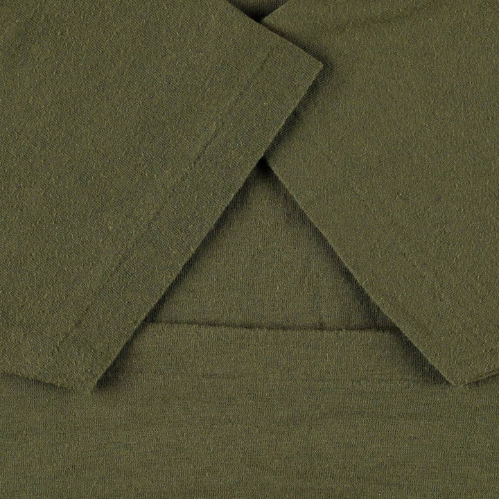 90s-00'S DUKE ATHLETIC PRODUCTS USMC (United States Marine Corps) Plain T-Shirt, Made in USA, Women's Size S (Equivalent), Vintage cotton Khaki type Vintage Second Hand