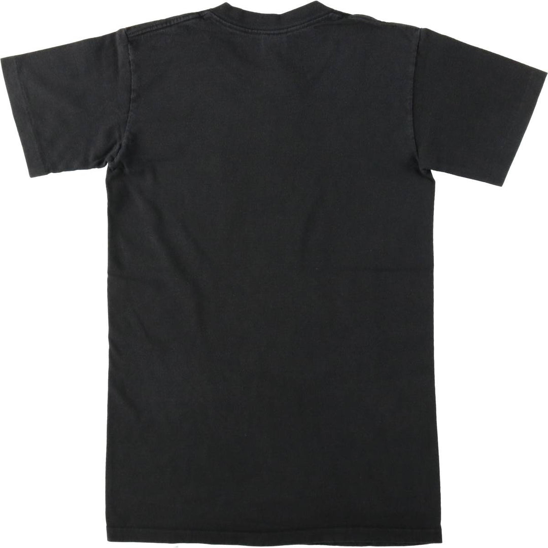 90'S DUKE ATHLETIC PRODUCTS Plain T-Shirt, Made in USA, Women's Size S (Equivalent), Vintage cotton black type Vintage Second Hand
