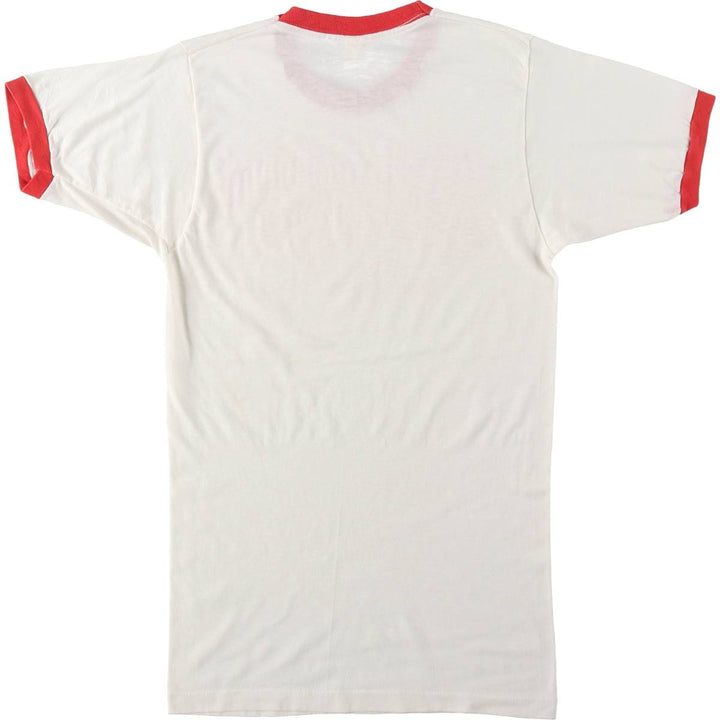 80s-90'S VAN CAMPS Advertising Ringer T-Shirt, Women's Size XS (Equivalent), Vintage unclear white type Vintage Second Hand