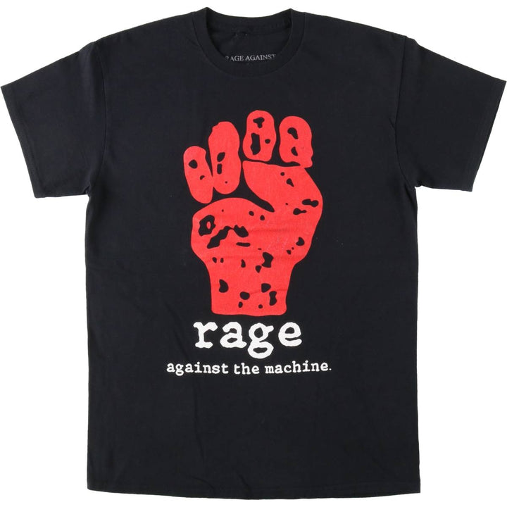Rage Against the Machine band t-shirt, women's size M (approximately) unclear black type Vintage Second Hand