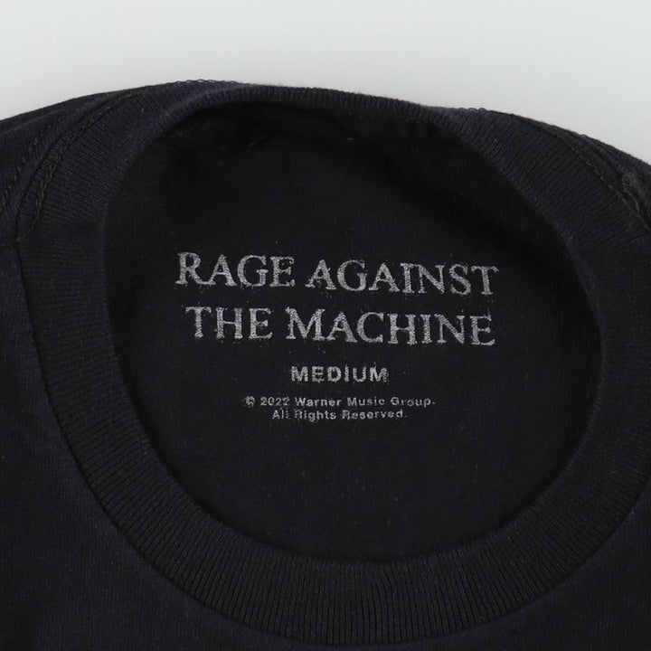 Rage Against the Machine band t-shirt, women's size M (approximately) unclear black type Vintage Second Hand
