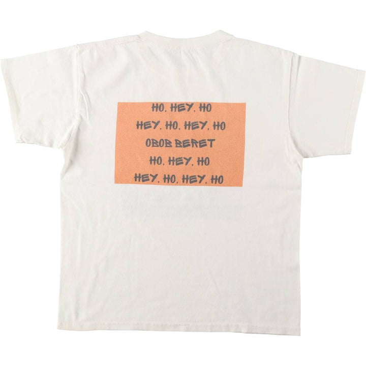 BELL BIV DEVOE Wrap T-Shirt (Women's Size M) unclear white type Vintage Second Hand