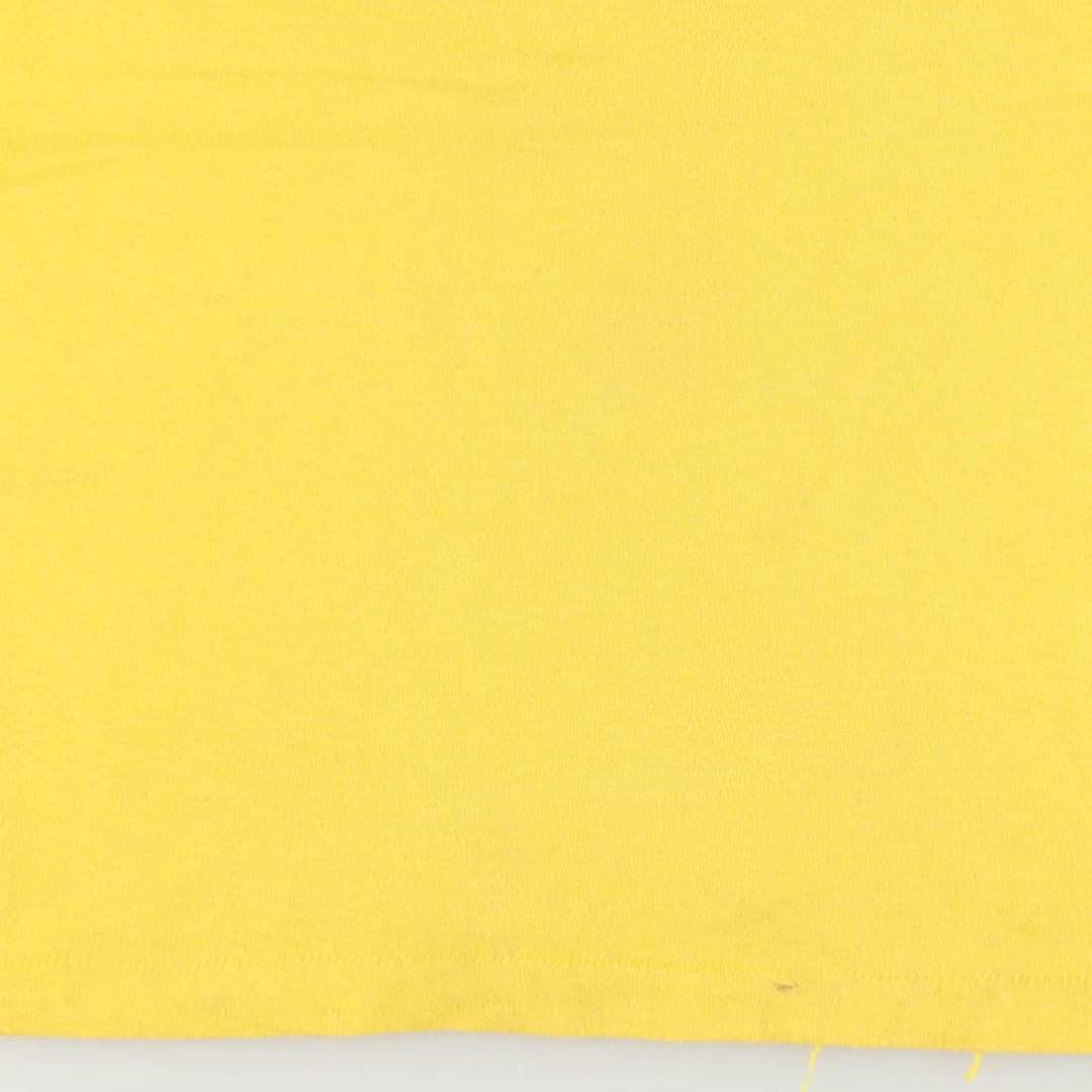 80s-90'S Screen Stars Print T-Shirt, Made in USA, Women's Size S (Equivalent), Vintage cotton yellow type Vintage Second Hand