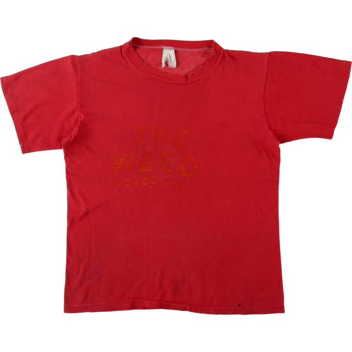 ~90'S Printed T-shirt, Women's Size S (approx.), Vintage unclear red type Vintage Second Hand