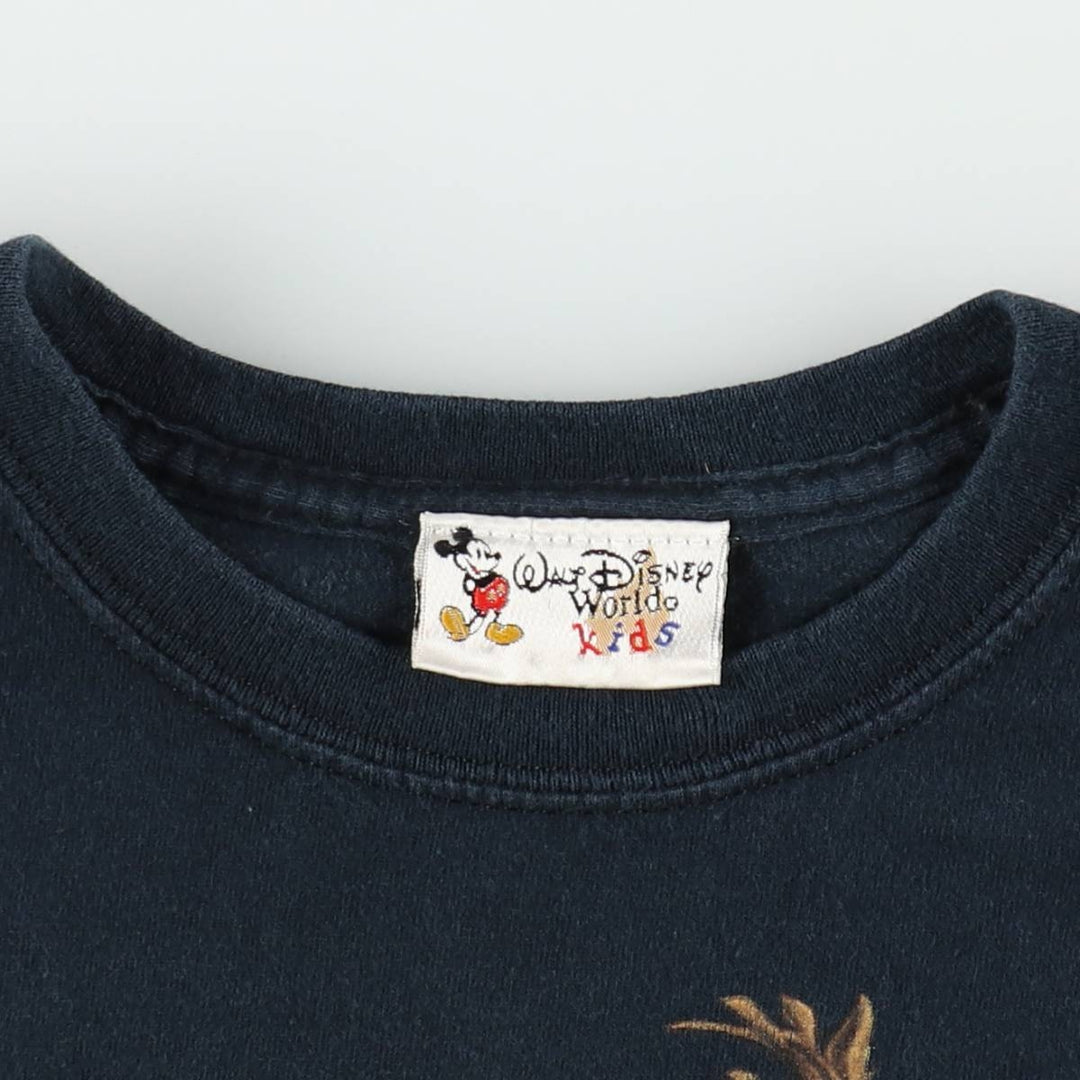 90'S Disney Pirates of the Caribbean character print T-shirt, women's size M (approx.) cotton black type Vintage Second Hand