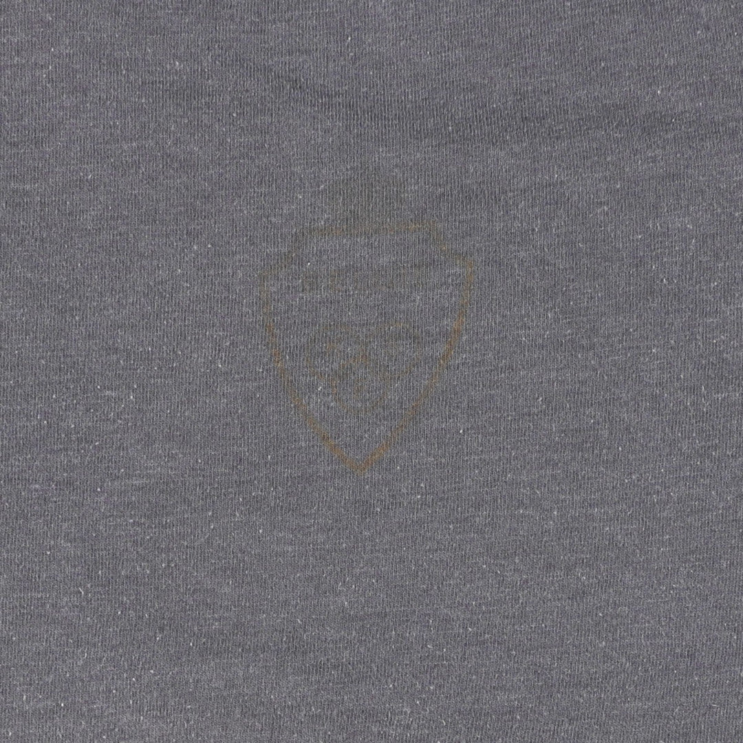 ~90'S Ace V-neck Ringer T-shirt, Men's Size L (approx.), Vintage cotton gray type Vintage Second Hand