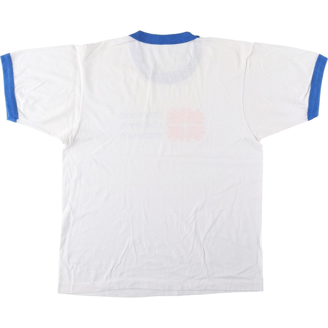 1980'S Cleveland Children's Museum Ringer T-shirt, Men's Size M (approx.), Vintage unclear white type Vintage Second Hand