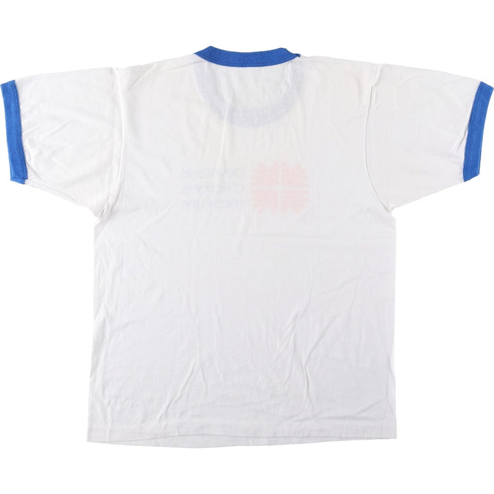 1980'S Cleveland Children's Museum Ringer T-shirt, Men's Size M (approx.), Vintage unclear white type Vintage Second Hand