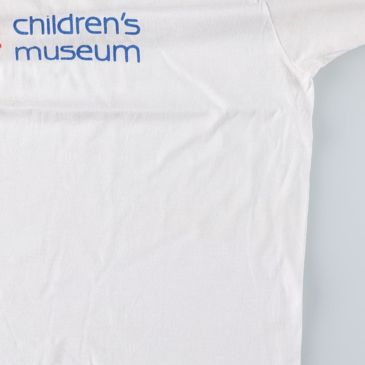 1980'S Cleveland Children's Museum Ringer T-shirt, Men's Size M (approx.), Vintage unclear white type Vintage Second Hand
