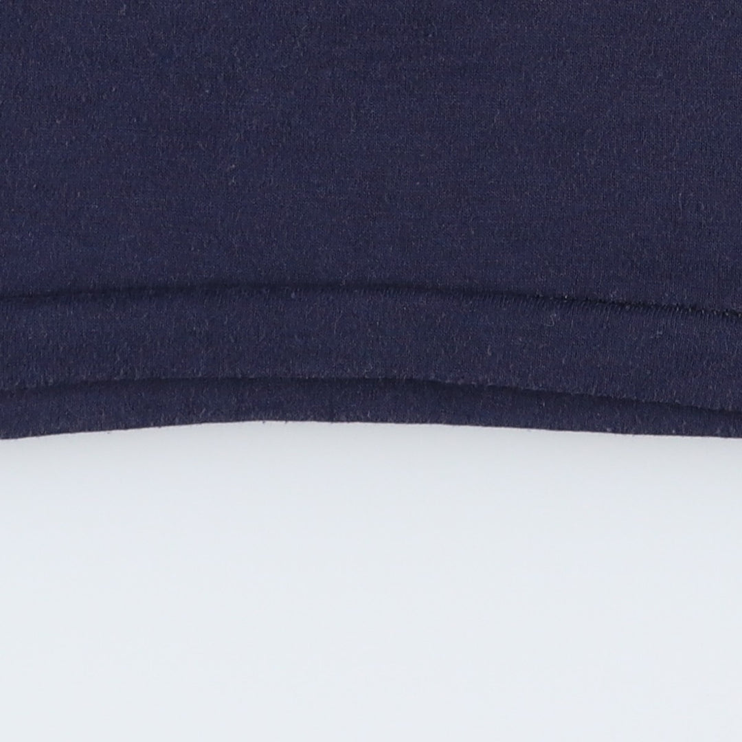 80'S Sportswear V-neck Ringer T-shirt, Made in USA, Men's Size L (approx.), Vintage polyester navy blue type Vintage Second Hand