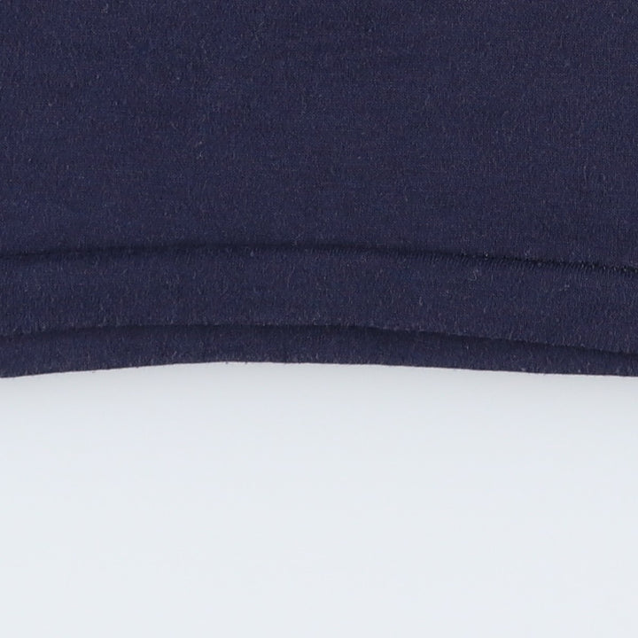 80'S Sportswear V-neck Ringer T-shirt, Made in USA, Men's Size L (approx.), Vintage polyester navy blue type Vintage Second Hand