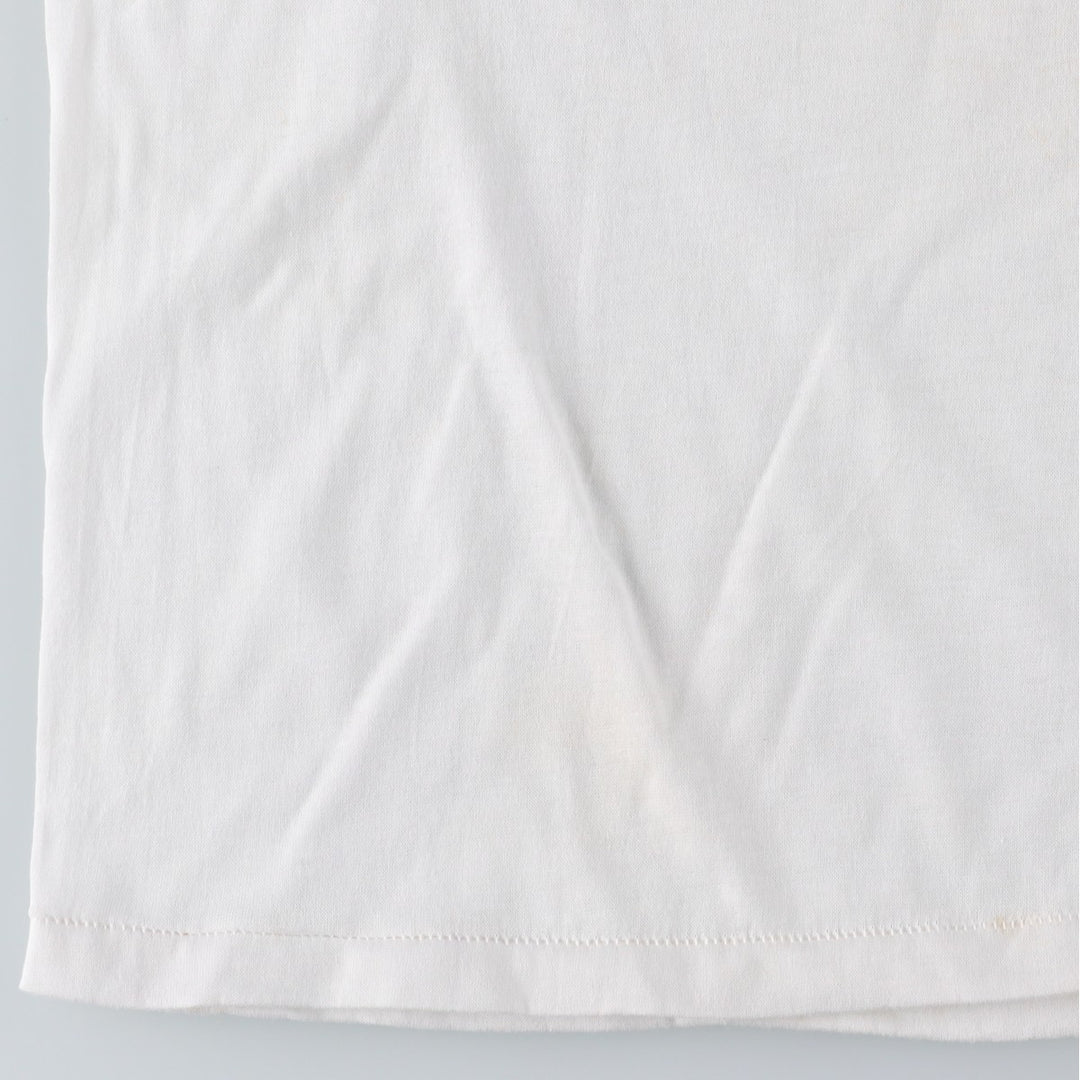 90'S Sportswear Ringer T-Shirt, Made in USA, Men's Size L (Equivalent), Vintage polyester white type Vintage Second Hand