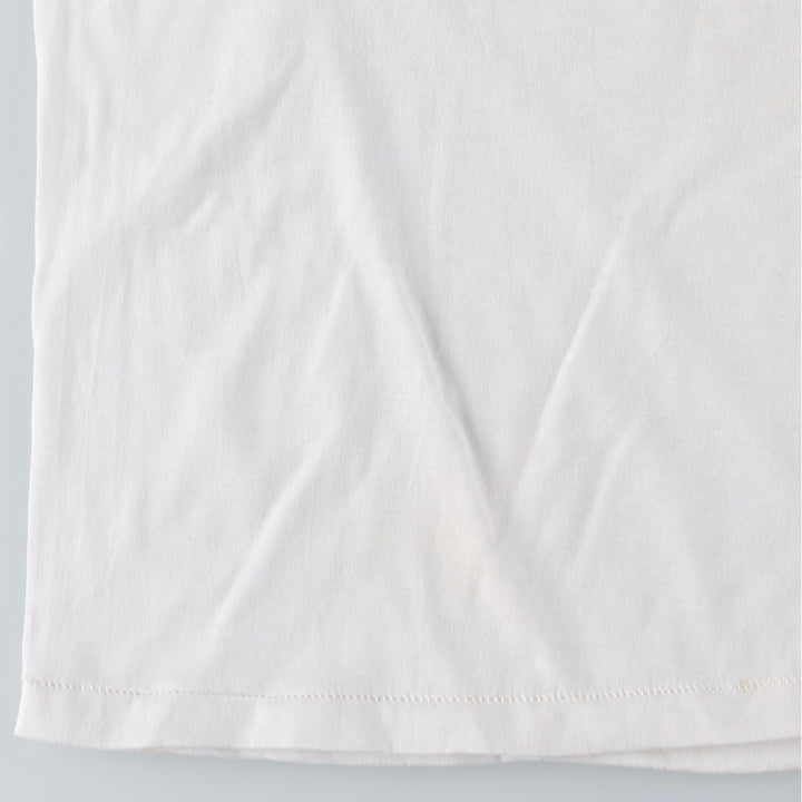 90'S Sportswear Ringer T-Shirt, Made in USA, Men's Size L (Equivalent), Vintage polyester white type Vintage Second Hand