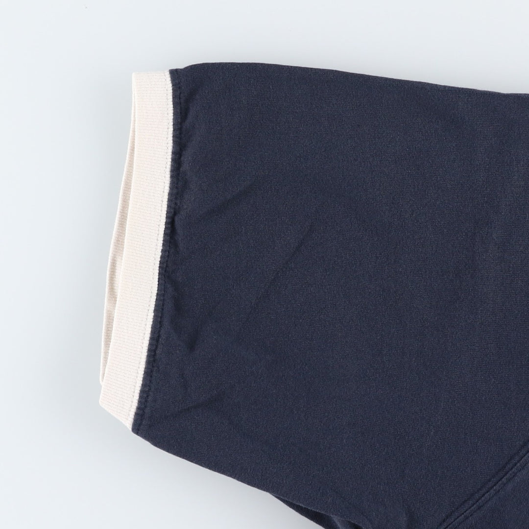 Ralph Lauren POLO by Ralph Lauren Ringer T-shirt, Men's Size L (approx.) cotton navy blue type Vintage Second Hand