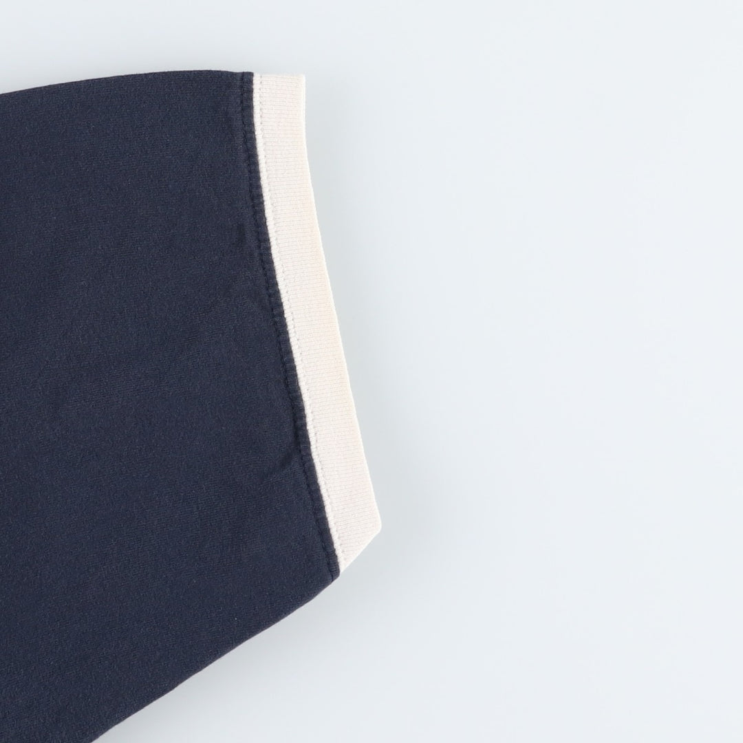 Ralph Lauren POLO by Ralph Lauren Ringer T-shirt, Men's Size L (approx.) cotton navy blue type Vintage Second Hand