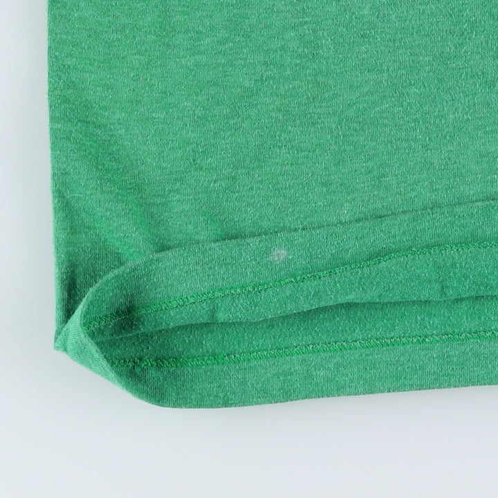 90'S V-neck Ringer T-shirt, Men's Size M (approx.), Vintage cotton green type Vintage Second Hand