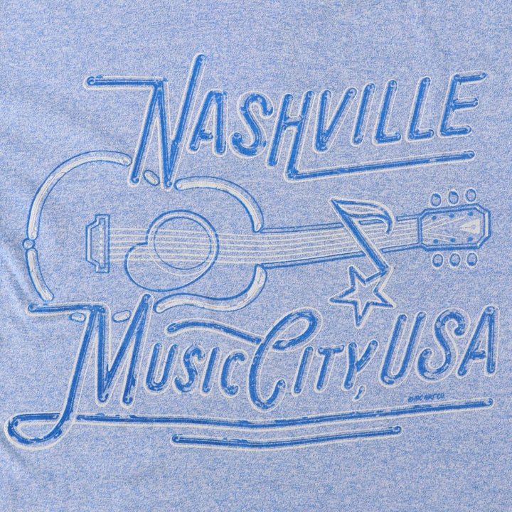 Ringer T-shirt, Men's Size S (approx.), Vintage unclear blue type Vintage Second Hand