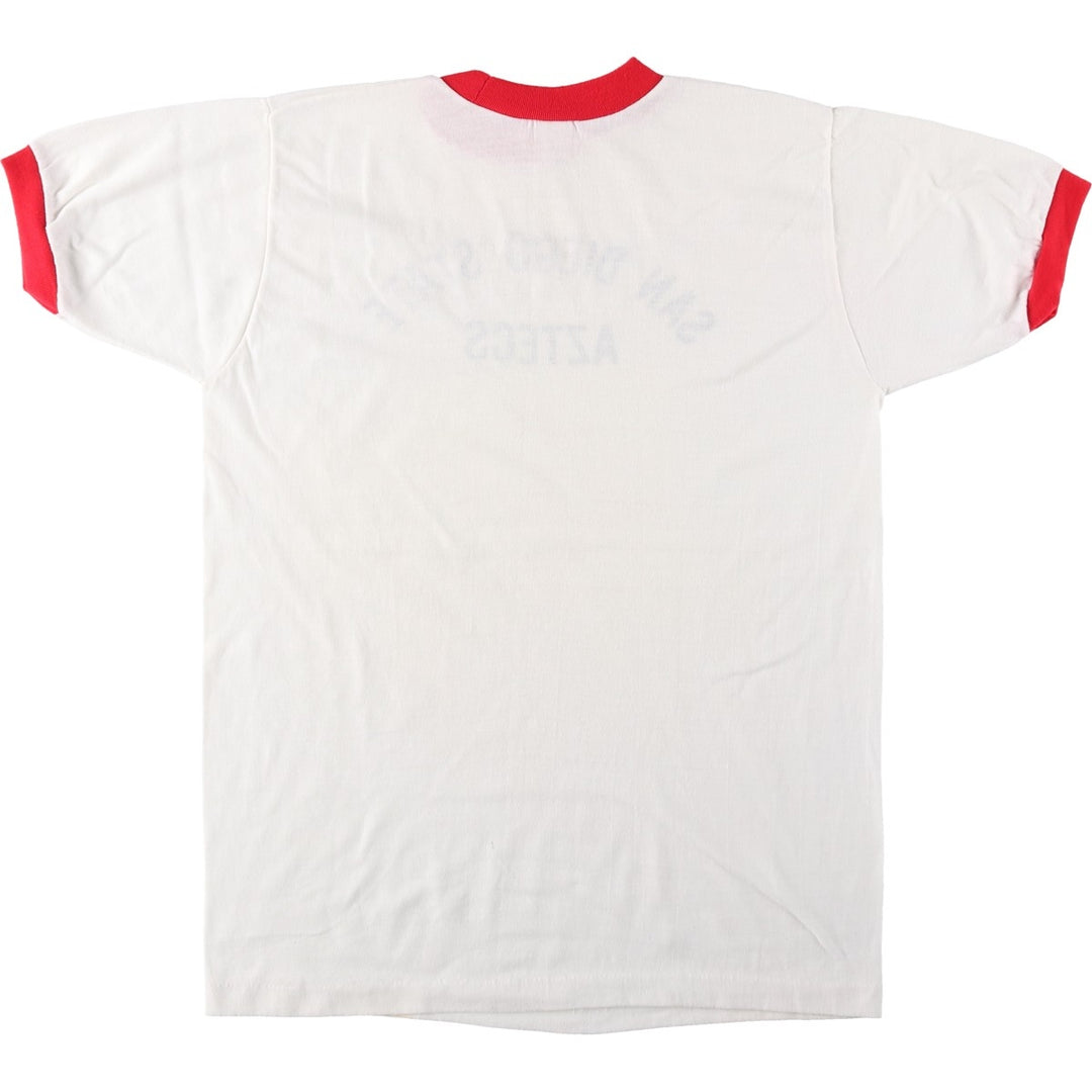 90'S Ringer T-shirt, Men's Size M (approx.), Vintage unclear white type Vintage Second Hand