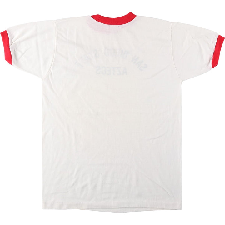 90'S Ringer T-shirt, Men's Size M (approx.), Vintage unclear white type Vintage Second Hand