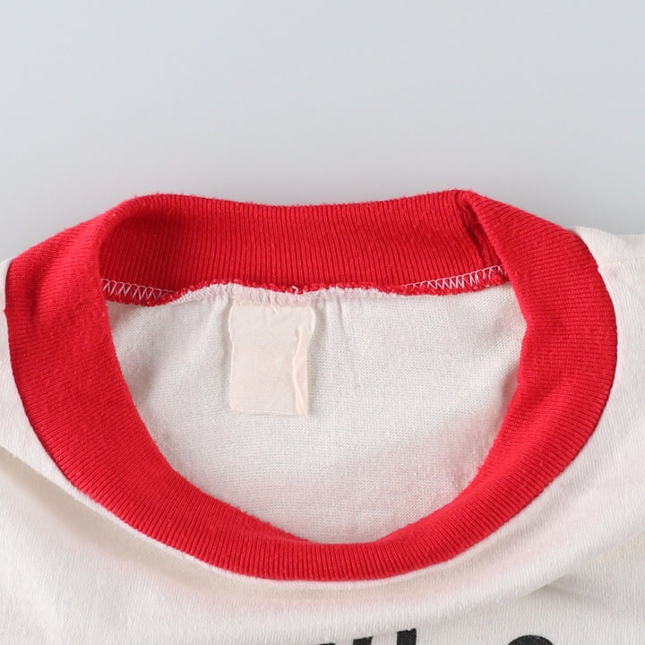 90'S Ringer T-shirt, Men's Size M (approx.), Vintage unclear white type Vintage Second Hand
