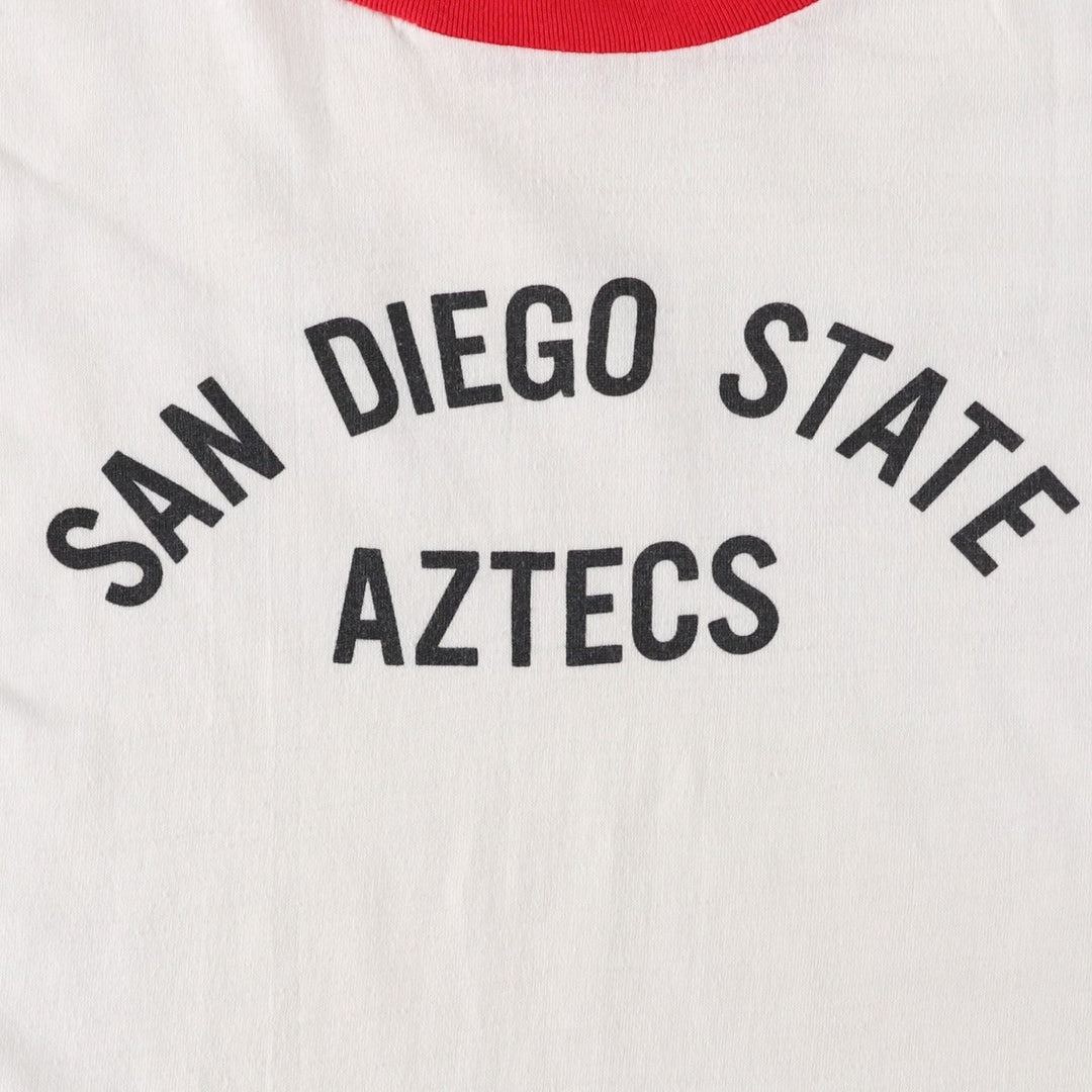 90'S Ringer T-shirt, Men's Size M (approx.), Vintage unclear white type Vintage Second Hand