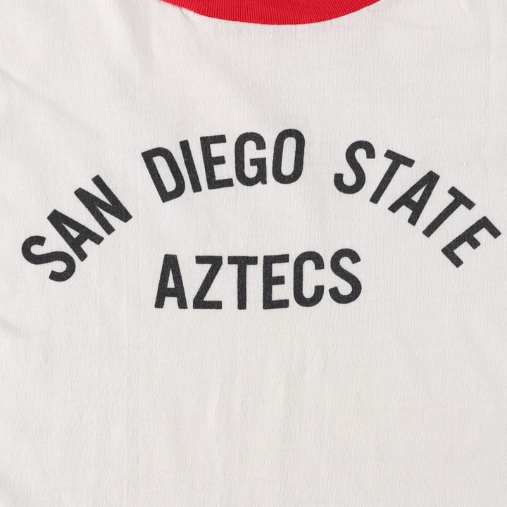 90'S Ringer T-shirt, Men's Size M (approx.), Vintage unclear white type Vintage Second Hand