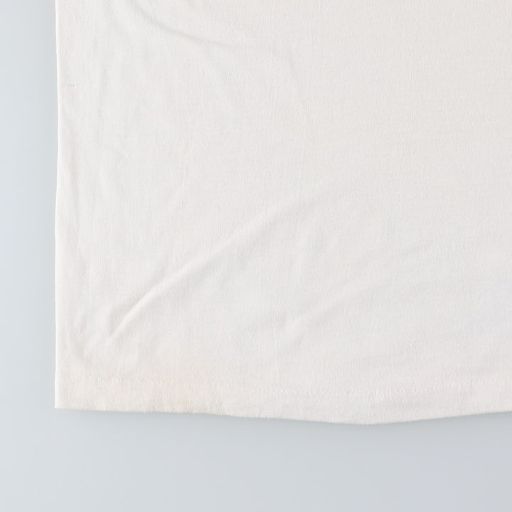 90'S Ringer T-shirt, Men's Size M (approx.), Vintage unclear white type Vintage Second Hand