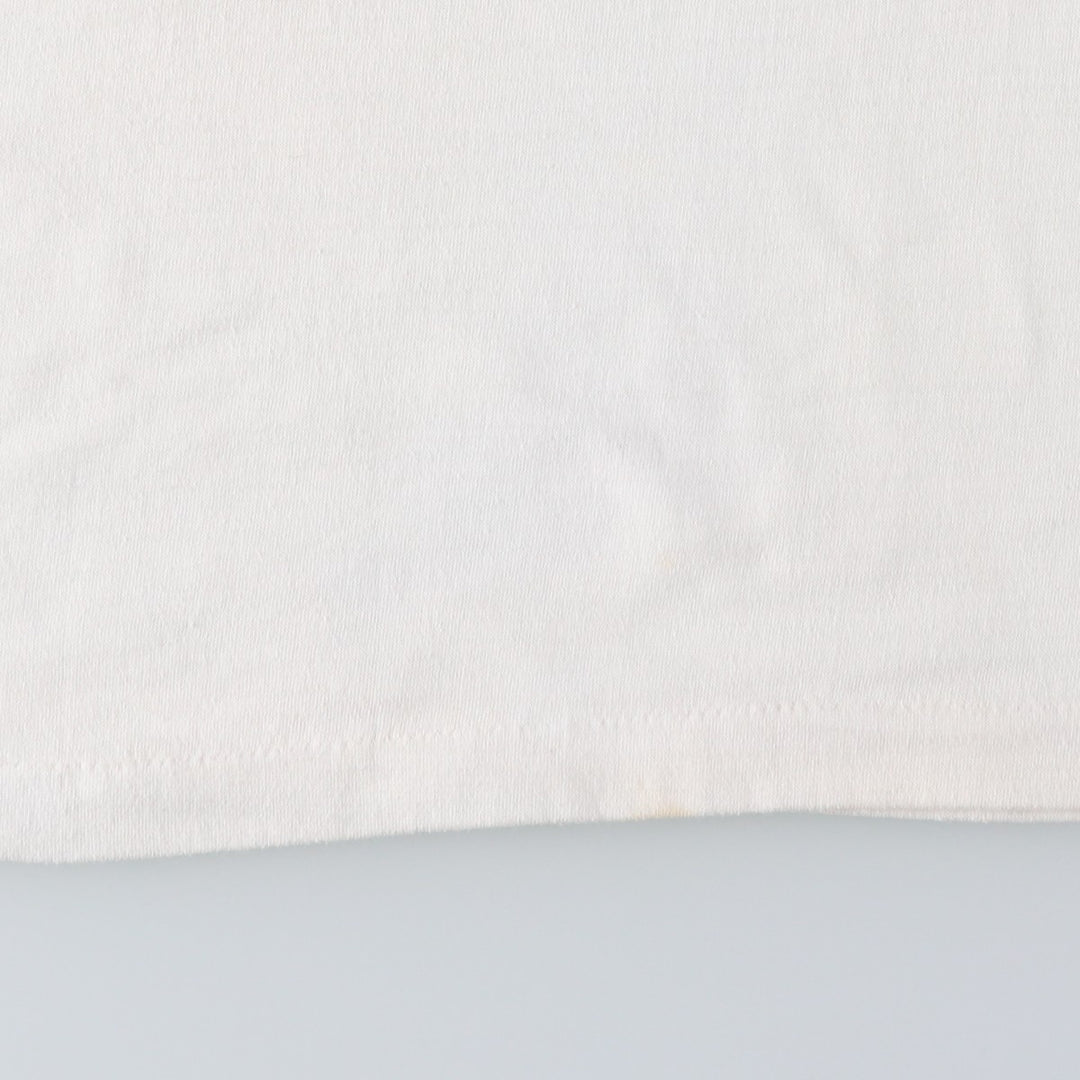 90'S Ringer T-shirt, Men's Size M (approx.), Vintage unclear white type Vintage Second Hand