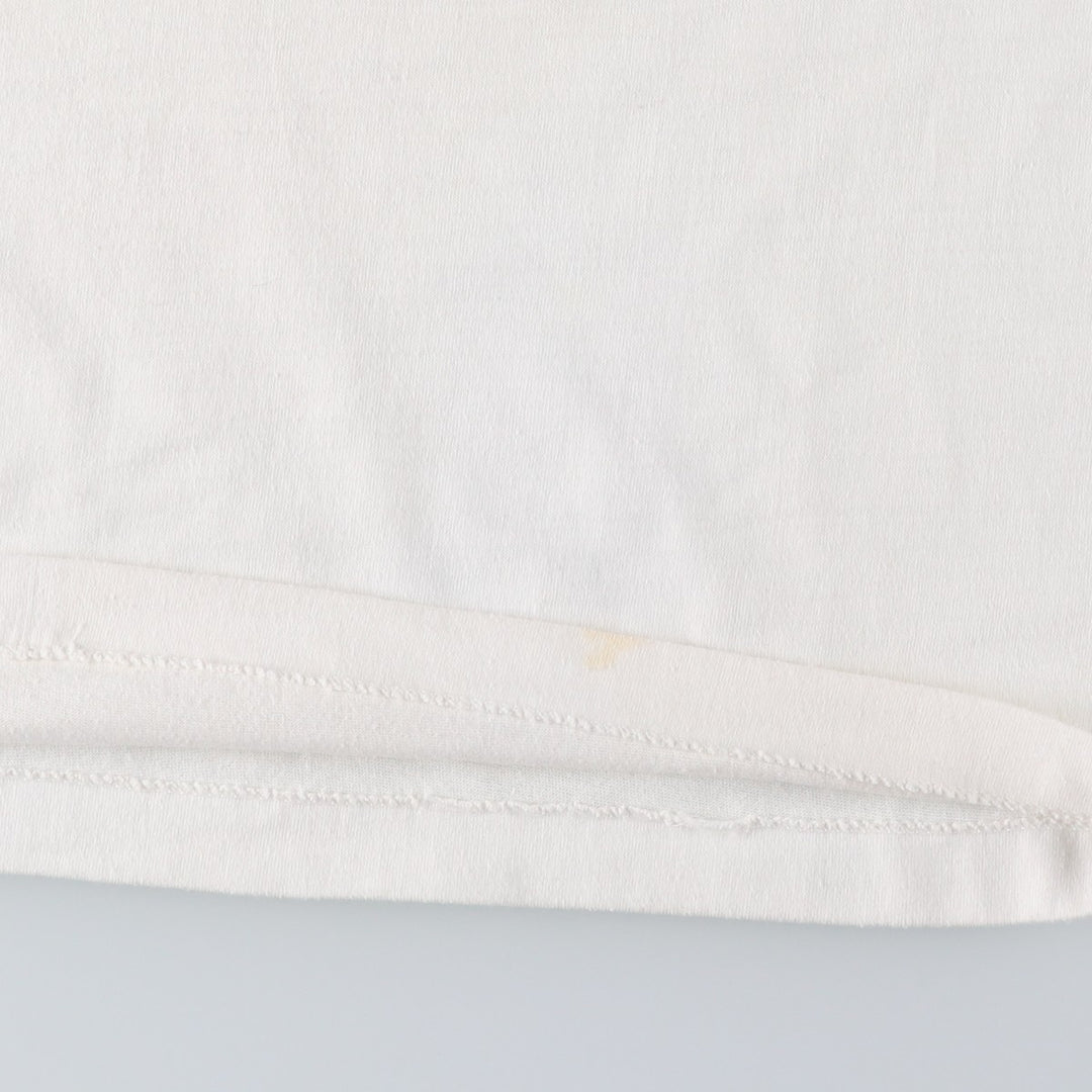 90'S Ringer T-shirt, Men's Size M (approx.), Vintage unclear white type Vintage Second Hand