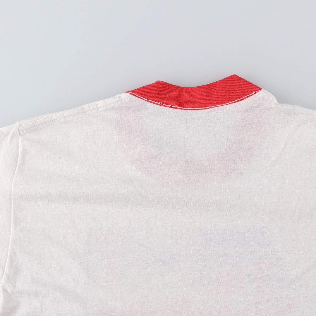 90'S Coors Ringer T-shirt, Men's Size S (approx.), Vintage unclear white type Vintage Second Hand
