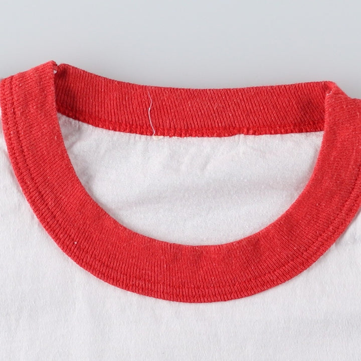 Vintage Ringer T-shirt, men's size M unclear white type Vintage Second Hand