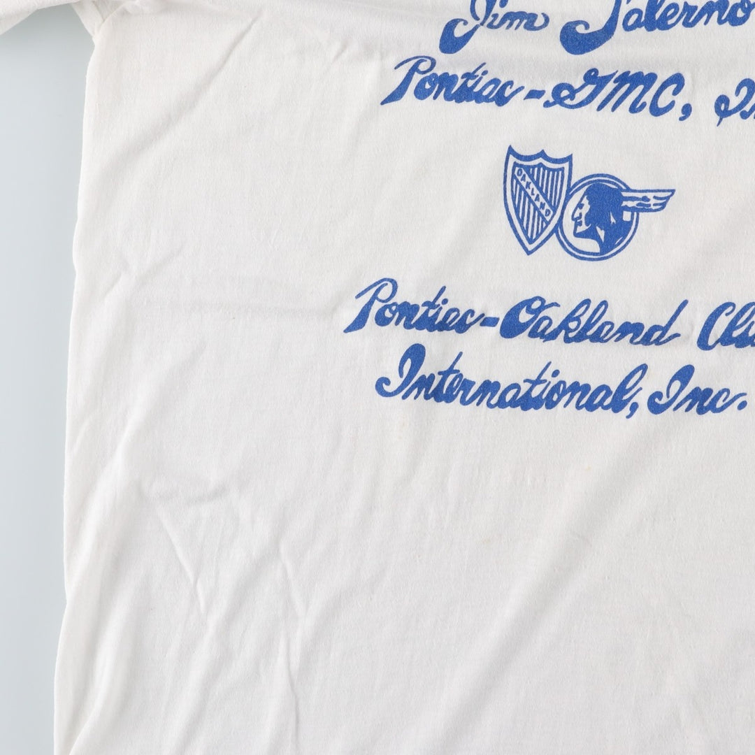 80'S SNEAKERS Ringer T-Shirt, Made in USA, Men's Size L (Equivalent), Vintage polyester white type Vintage Second Hand